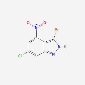 3-Bromo-6-chloro-4-nitro-1H-indazole