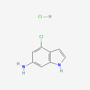 4-Chloro-1H-indol-6-amine hydrochloride