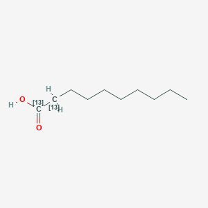 Decanoic acid-1,2-13C2