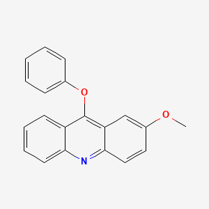 molecular formula C20H15NO2 B12924701 2-Methoxy-9-phenoxyacridine CAS No. 61078-20-4