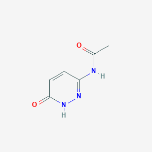 molecular formula C6H7N3O2 B12924764 N-(6-Oxo-1,6-dihydropyridazin-3-yl)acetamide CAS No. 88259-94-3