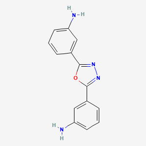 molecular formula C14H12N4O B12924808 3,3'-(1,3,4-Oxadiazole-2,5-diyl)dianiline CAS No. 2588-85-4