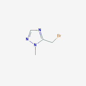 molecular formula C4H6BrN3 B12924813 5-(bromomethyl)-1-methyl-1H-1,2,4-triazole 