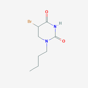 molecular formula C8H13BrN2O2 B12924825 5-Bromo-1-butyldihydropyrimidine-2,4(1h,3h)-dione CAS No. 709-18-2
