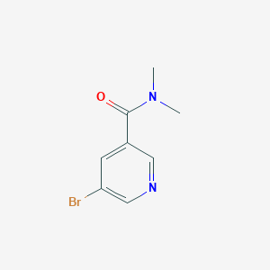 molecular formula C8H9BrN2O B1292494 5-Bromo-N,N-dimethyl-3-pyridinecarboxamide CAS No. 292170-96-8