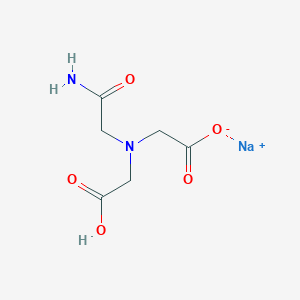 molecular formula C6H9N2NaO5 B1292495 2-((2-氨基-2-氧代乙基)(羧甲基)氨基)乙酸钠 CAS No. 7415-22-7