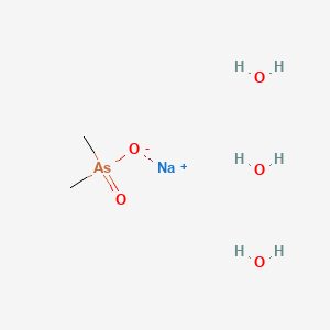 molecular formula C2H9AsNaO3 B1292498 Sodium cacodylate trihydrate CAS No. 6131-99-3