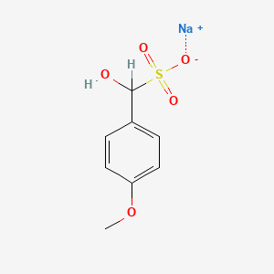 Benzenemethanesulfonic acid, alpha-hydroxy-4-methoxy-, monosodium salt