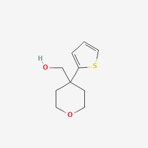 molecular formula C10H14O2S B1292508 (4-Thien-2-yltetrahydropyran-4-yl)methanol CAS No. 906352-94-1
