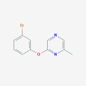 2-(3-Bromophenoxy)-6-methylpyrazine