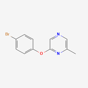 2-(4-Bromophenoxy)-6-methylpyrazine