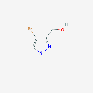 molecular formula C5H7BrN2O B1292511 (4-bromo-1-methyl-1H-pyrazol-3-yl)methanol CAS No. 915707-65-2