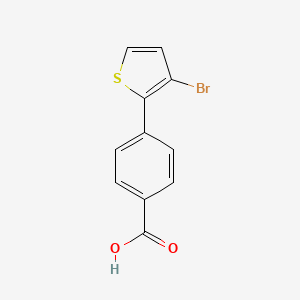 4-(3-Bromothiophen-2-yl)benzoic acid