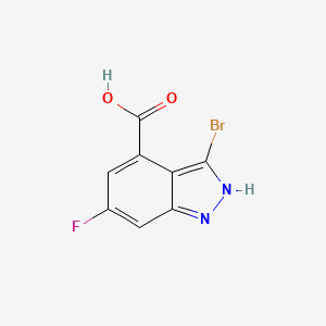 3-Bromo-6-fluoro-1H-indazole-4-carboxylic acid