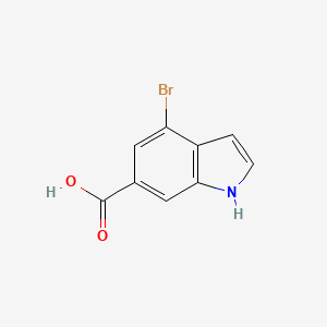 molecular formula C9H6BrNO2 B1292539 4-Bromo-1H-indole-6-carboxylic acid CAS No. 374633-27-9