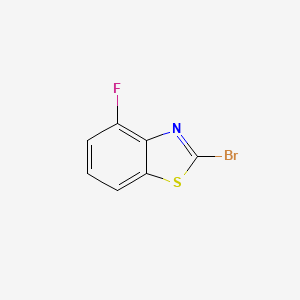 molecular formula C7H3BrFNS B1292541 2-Bromo-4-fluorobenzo[d]thiazole CAS No. 887580-83-8
