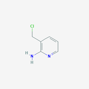 molecular formula C6H7ClN2 B1292542 3-(Chloromethyl)pyridin-2-amine CAS No. 858431-29-5