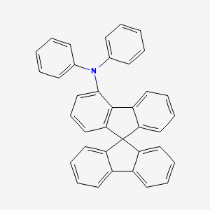 molecular formula C37H25N B12925523 N,N-Diphenyl-9,9'-spirobi[fluoren]-4-amine 