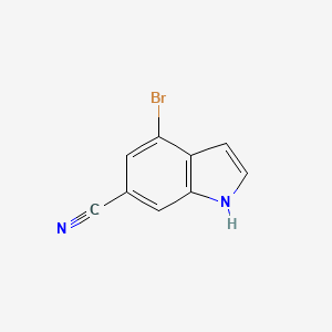 4-Bromo-1H-indole-6-carbonitrile