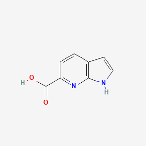 molecular formula C8H6N2O2 B1292559 1H-pyrrolo[2,3-b]pyridine-6-carboxylic acid CAS No. 898746-35-5
