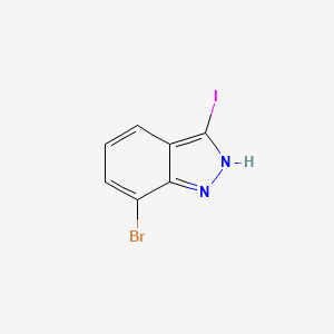 molecular formula C7H4BrIN2 B1292565 7-Bromo-3-iodo-1H-indazole CAS No. 944904-26-1
