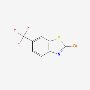 molecular formula C8H3BrF3NS B1292567 2-Bromo-6-(trifluoromethyl)benzo[d]thiazole CAS No. 898748-23-7