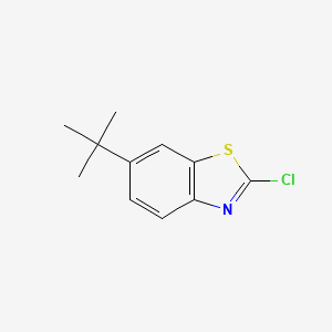 molecular formula C11H12ClNS B1292568 6-(Tert-butyl)-2-chlorobenzo[d]thiazole CAS No. 898748-35-1