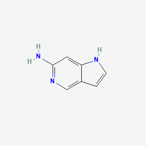 molecular formula C7H7N3 B1292577 1H-pyrrolo[3,2-c]pyridin-6-amine CAS No. 1000342-74-4