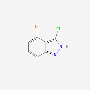 molecular formula C7H4BrClN2 B1292584 4-bromo-3-chloro-1H-indazole CAS No. 1000343-46-3