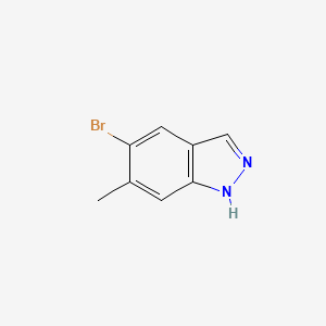 molecular formula C8H7BrN2 B1292586 5-Bromo-6-methyl-1H-indazole CAS No. 885223-72-3