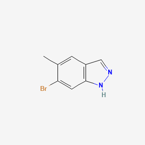 molecular formula C8H7BrN2 B1292587 6-Bromo-5-methyl-1H-indazole CAS No. 1000343-69-0