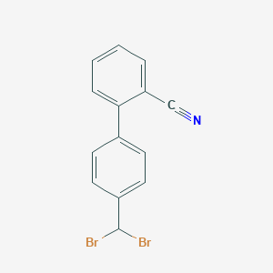 molecular formula C14H9Br2N B129259 4'-(Dibromomethyl)-[1,1'-biphenyl]-2-carbonitrile CAS No. 209911-63-7