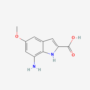 7-amino-5-methoxy-1H-indole-2-carboxylic acid