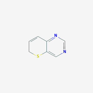 molecular formula C7H6N2S B12926069 6H-Thiopyrano[3,2-d]pyrimidine CAS No. 33526-08-8
