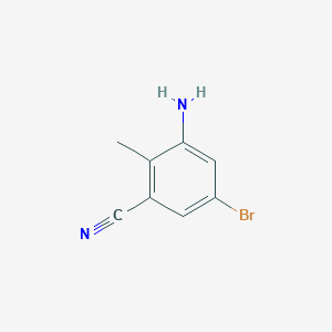 3-Amino-5-bromo-2-methylbenzonitrile