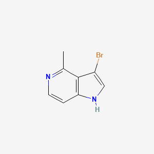 molecular formula C8H7BrN2 B1292614 3-Bromo-4-methyl-1H-pyrrolo[3,2-c]pyridine CAS No. 1000342-72-2