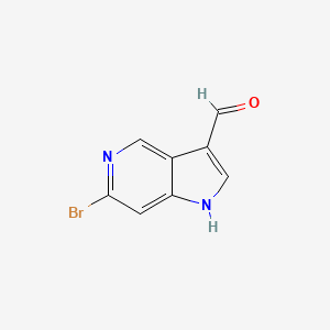 6-bromo-1H-pyrrolo[3,2-c]pyridine-3-carbaldehyde