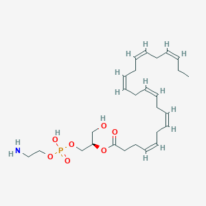 molecular formula C27H44NO7P B12926199 [(2R)-1-[2-aminoethoxy(hydroxy)phosphoryl]oxy-3-hydroxypropan-2-yl] (4Z,7Z,10Z,13Z,16Z,19Z)-docosa-4,7,10,13,16,19-hexaenoate 