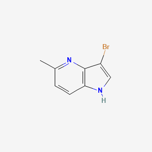 molecular formula C8H7BrN2 B1292640 3-溴-5-甲基-1H-吡咯并[3,2-b]吡啶 CAS No. 1000343-73-6