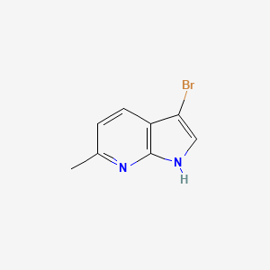 molecular formula C8H7BrN2 B1292645 3-溴-6-甲基-1H-吡咯并[2,3-b]吡啶 CAS No. 1000340-28-2