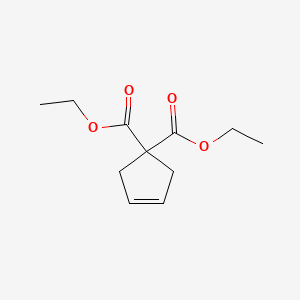 molecular formula C21H30N2O6 B1292663 Diethyl 3-cyclopentene-1,1-dicarboxylate CAS No. 21622-00-4