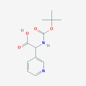 2-(Boc-amino)-2-(3-pyridinyl)acetic acid