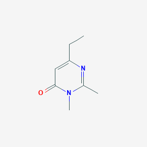 molecular formula C8H12N2O B12926666 6-Ethyl-2,3-dimethylpyrimidin-4(3H)-one CAS No. 69912-33-0