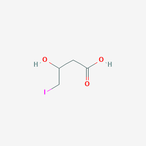 molecular formula C4H7IO3 B12926698 3-Hydroxy-4-iodobutanoic acid CAS No. 660414-62-0