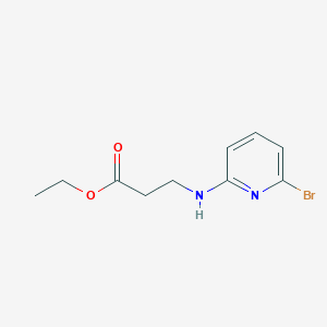 molecular formula C10H13BrN2O2 B12926747 Ethyl 3-((6-bromopyridin-2-yl)amino)propanoate 