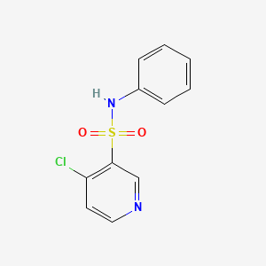 molecular formula C11H9ClN2O2S B12926755 4-chloro-N-phenylpyridine-3-sulfonamide 