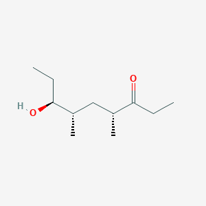 molecular formula C11H22O2 B12926813 Rel-(4R,6S,7S)-7-hydroxy-4,6-dimethylnonan-3-one 