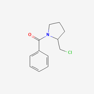 molecular formula C12H14ClNO B1292685 1-Benzoyl-2-(chloromethyl)pyrrolidine CAS No. 1000789-60-5