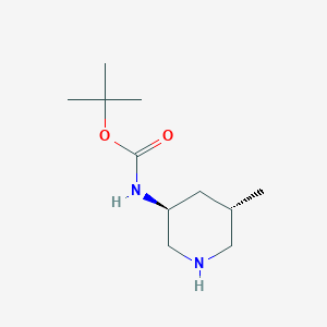 tert-butyl ((3S,5S)-5-methylpiperidin-3-yl)carbamate