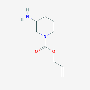 molecular formula C9H16N2O2 B1292699 Allyl 3-aminopiperidine-1-carboxylate CAS No. 886363-44-6